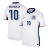 Camisola Inglaterra Bellingham 10 Homen Equipamento 1ª Euro 2024